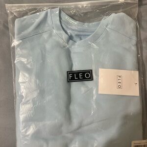 NWT Fleo Pastel Blue Crewneck Sweatshirt